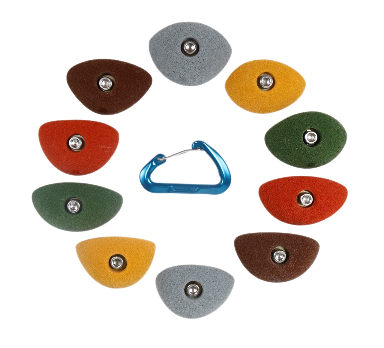 Oval Crimp Climbing Holds Positive Rock Wall Hand Holds Atomik