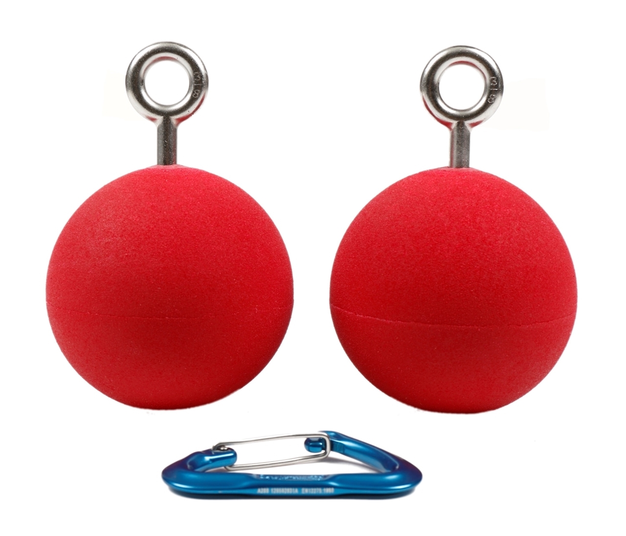 Red Atomik Climbing Holds Small Bombs 2.5 Inch Ball Climbing Holds 