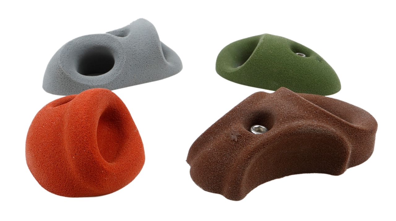 4 Large Pockets Atomik Climbing Holds