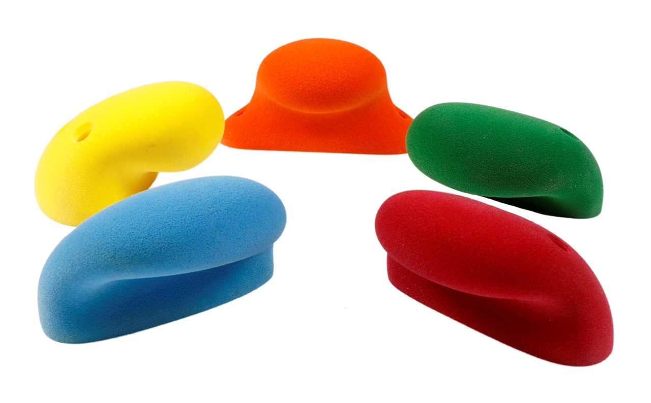 Super Climbing Jugs 5Pack ScrewOn Climbing Holds Atomik Climbing