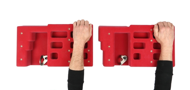 Picture of Atomik Grip Training HangBoard (3 Row)(Two pieces)