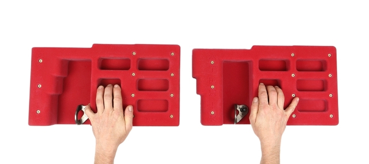 Picture of Atomik Grip Training HangBoard (3 Row)(Two pieces)