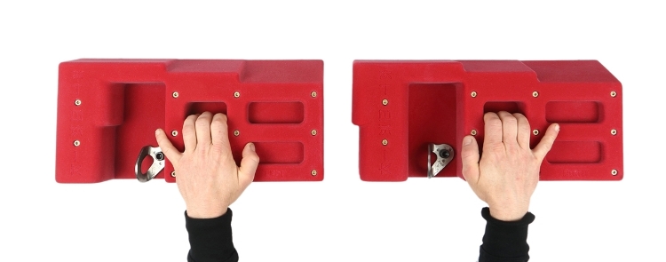 Picture of Atomik Grip Training HangBoard (2 Row)(Two pieces)