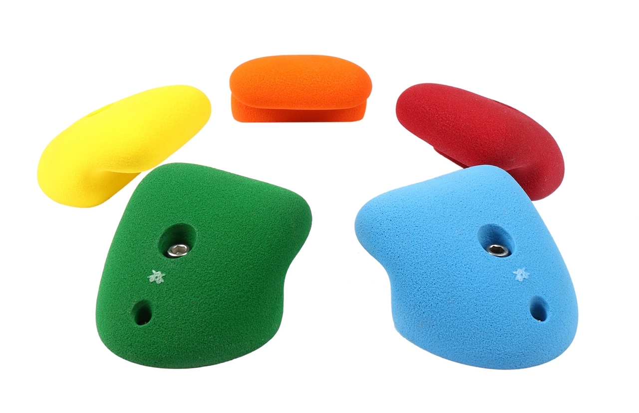 Super Hold Climbing Jugs 5Pack Rock Wall Holds Atomik Climbing