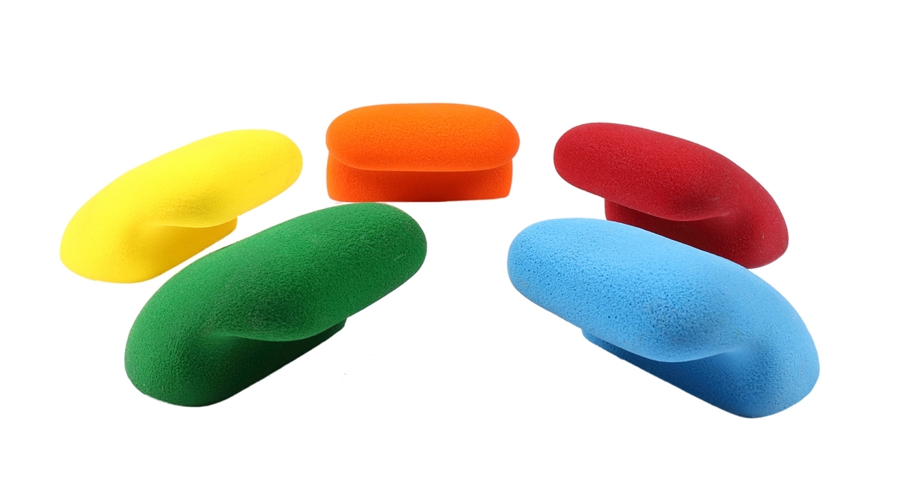 Super Hold Climbing Jugs 5Pack Rock Wall Holds Atomik Climbing