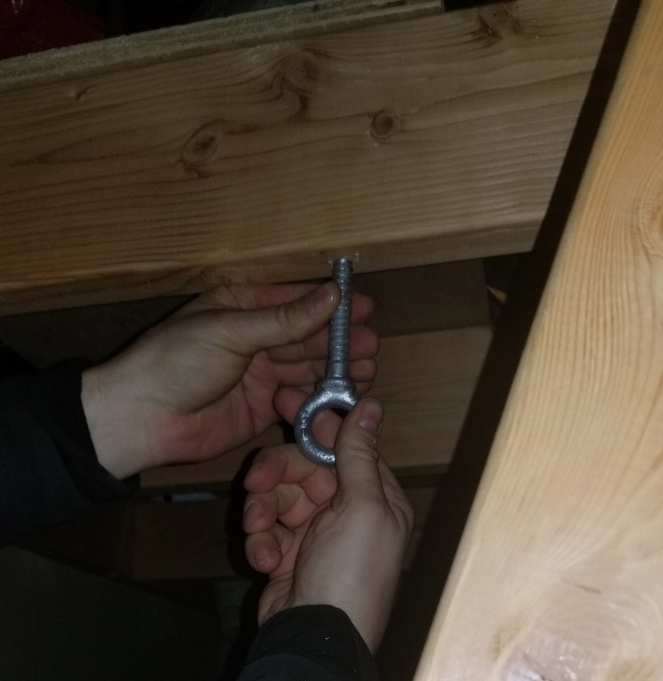 Picture of Heavy Duty Lag Screw Eye Bolt (1/2" x 3-1/4")