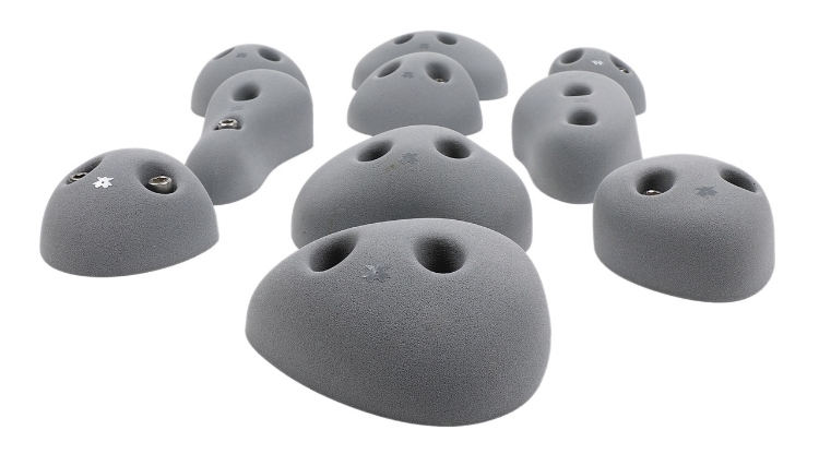 Picture of 10 Pack 2-Bolt Playground Climbing Holds Contractor Grade