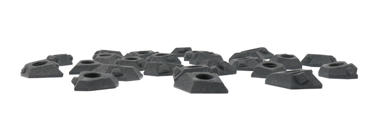 Picture of 12 Super Small Hedron Tech Feet (From 25 pack)