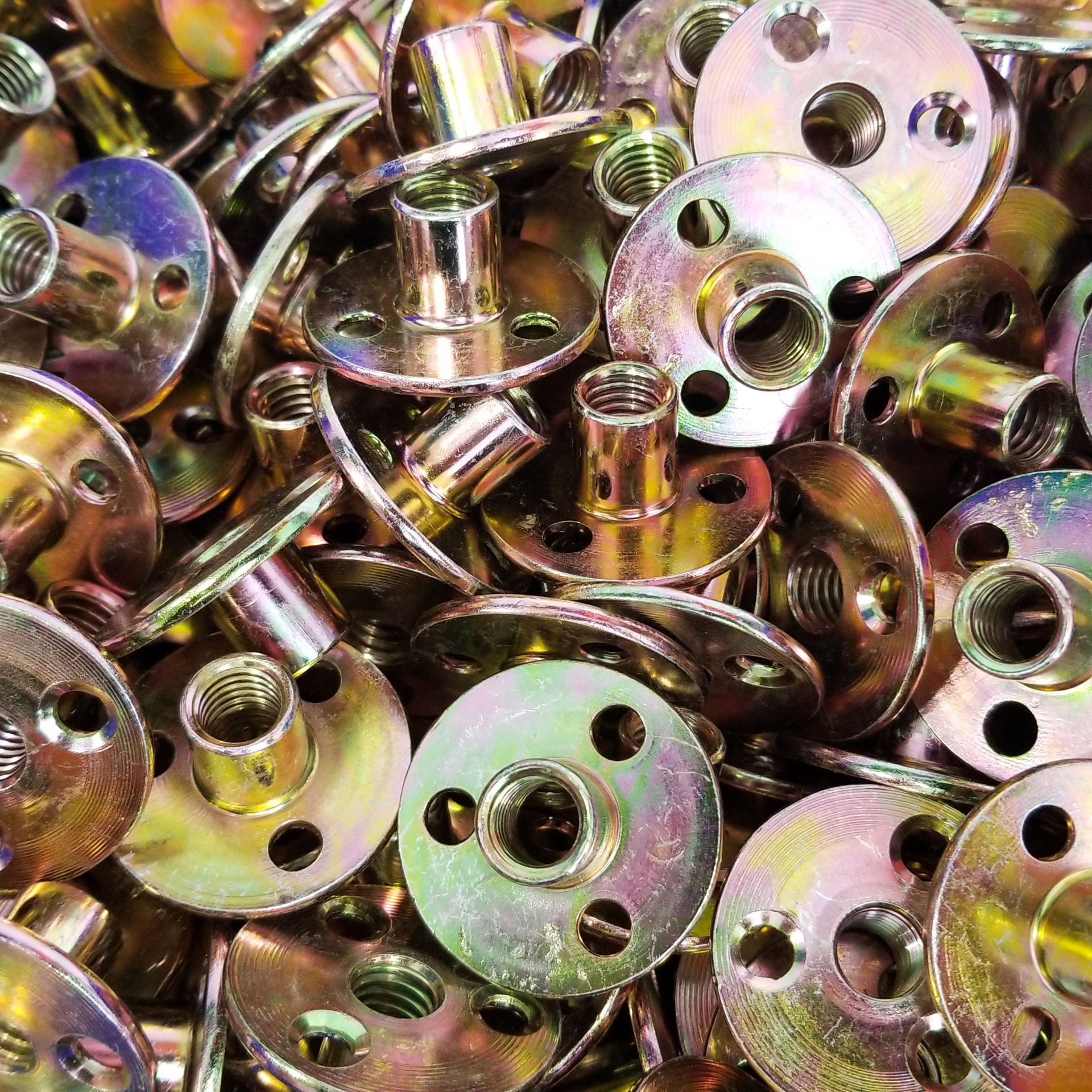 Round Zinc TNuts Climbing Wall TNuts Atomik Climbing Holds