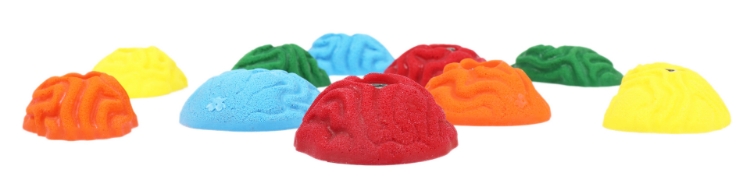 Picture of 10 Brain Coral Vertical Wall Crimps / Footholds