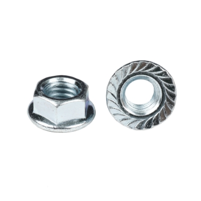 Picture of 3/8"-16 Zinc Serrated Flange Nut