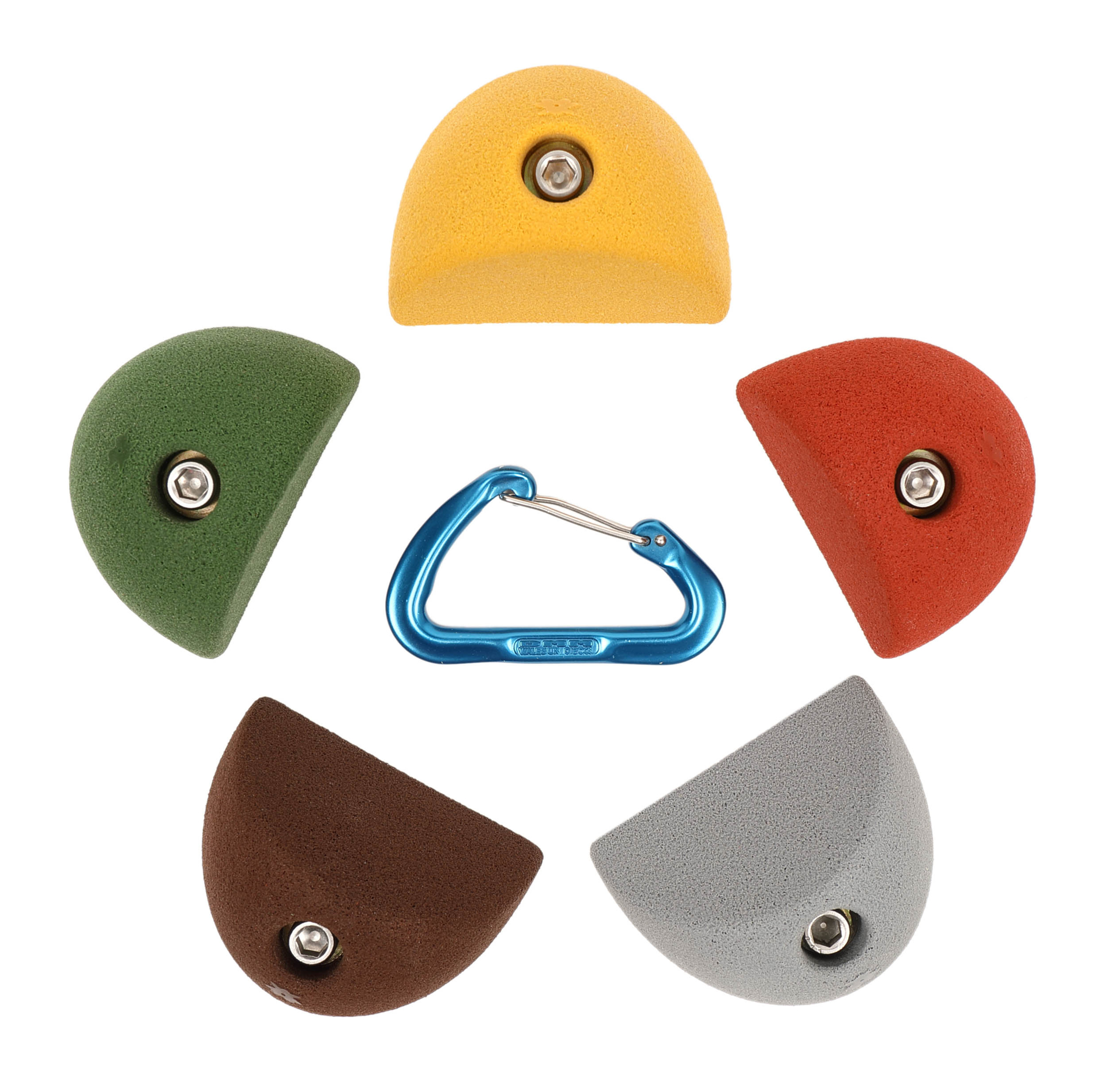 5 Medium Flat Slopers Atomik Climbing Holds