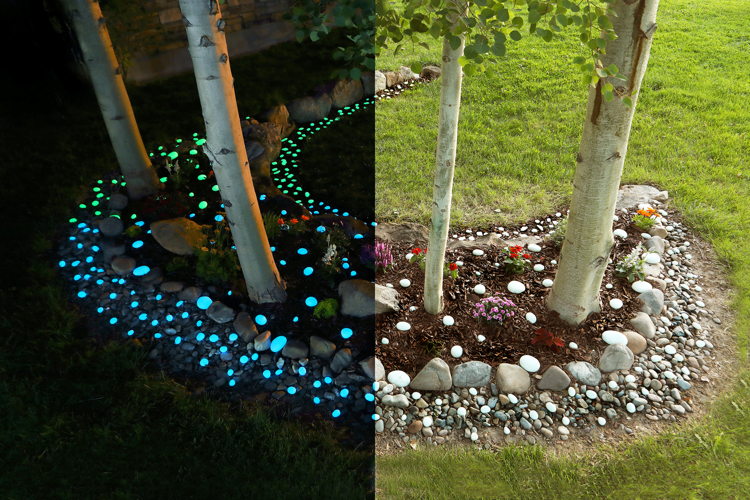 Picture of Glow in the Dark River Stones SMALL