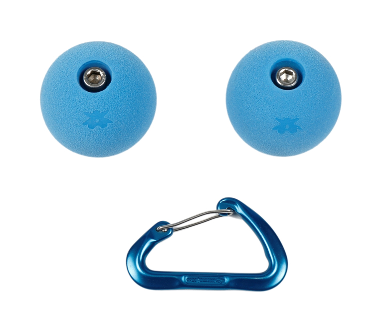Picture of DEAL OF THE DAY - 3" Ball (Bolt On) (Set of 2) - BLUE - HARDWARE INCLUDED