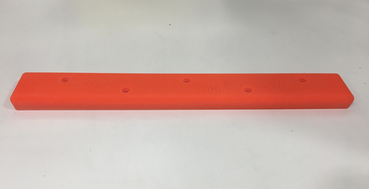 Picture of DEAL OF THE DAY 3/4" 80/90 Degree Incut Campus Rung BRIGHT ORANGE