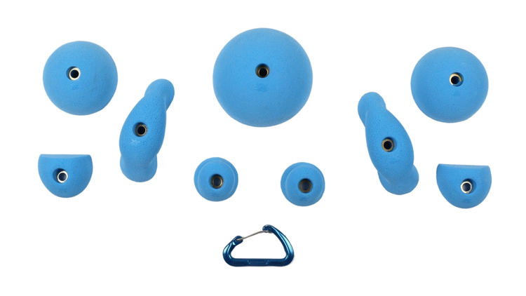 Picture of DEAL OF THE DAY 9 Intermediate Hangboard Holds BLUE