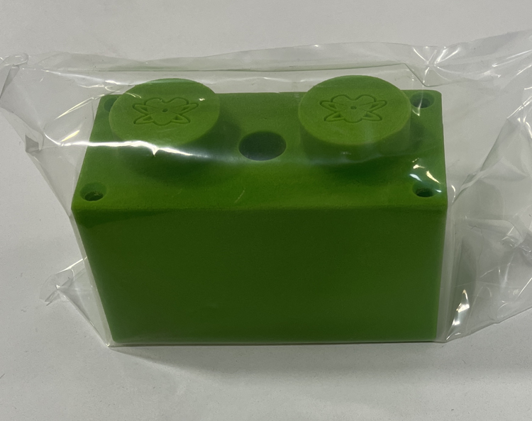 Picture of DEAL OF THE DAY 1 Two Knob Block - LIME GREEN