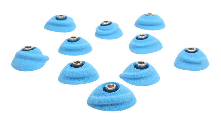 Picture of DEAL OF THE DAY 11 Sweet Steep Wall Feet (From 21 Pack) - GLOW IN THE DARK