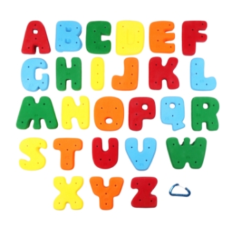 XL Alphabet ABCs (Screw-On) | Atomik Climbing Holds