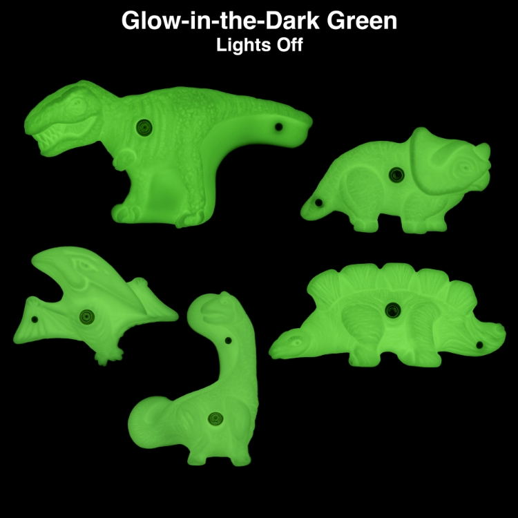 Picture of 5 Pack XL Dinosaurs (Bolt-On)