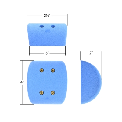 Picture of 3-1/2" x 80º System Pinches (Screw-On) (Set of 2)