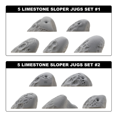 Picture of 5 Limestone Sloper Jugs (Sets 1 through 2)
