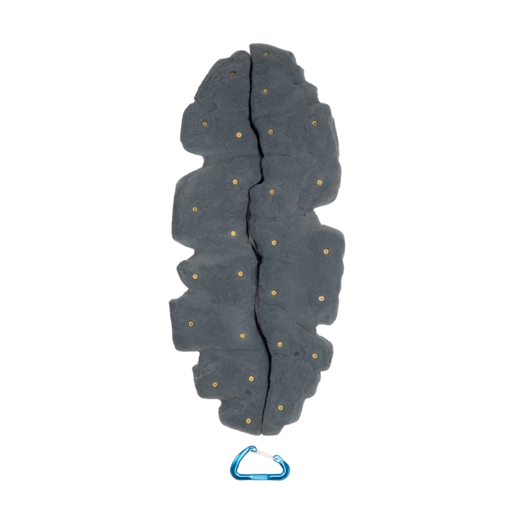 Picture of XXL Granite Finger Crack Sections  #3 and #4 (Two Holds)(Zig Zag) Home Wall Friendly Size