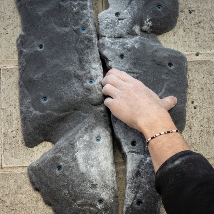 Picture of XXL Granite Finger Crack Sections  #3 and #4 (Two Holds)(Zig Zag) Home Wall Friendly Size
