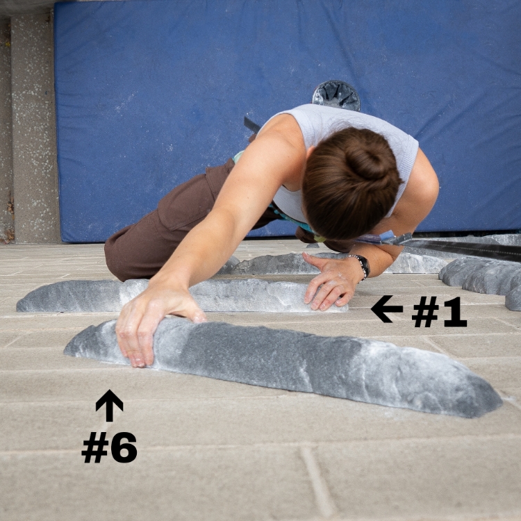 Picture of XXL Granite Finger Crack Sections  (Sold Individually) AKA Granite Rails Home Wall Friendly Size