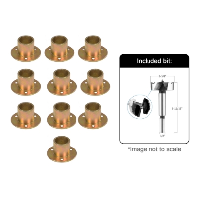 Picture of 10 Pack Metal Peg Board Receivers