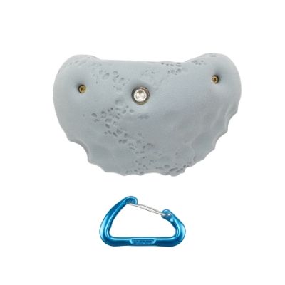 thumbnail image 2 of Atomik Rock Climbing Holds - Set Of 2 Red I-Scream Cone Grips 3.5 Inch For Home Walls 2 of 5