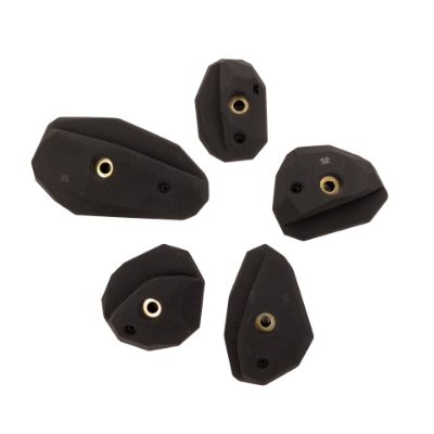 Picture of DOD: 5 Medium Facet Crimps (Steep Wall) - Black