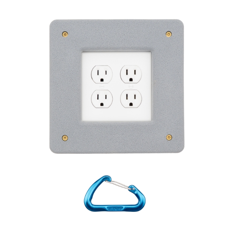 Picture of DOD: Modern Double Gang Outlet/Switch Cover #10 - Gray