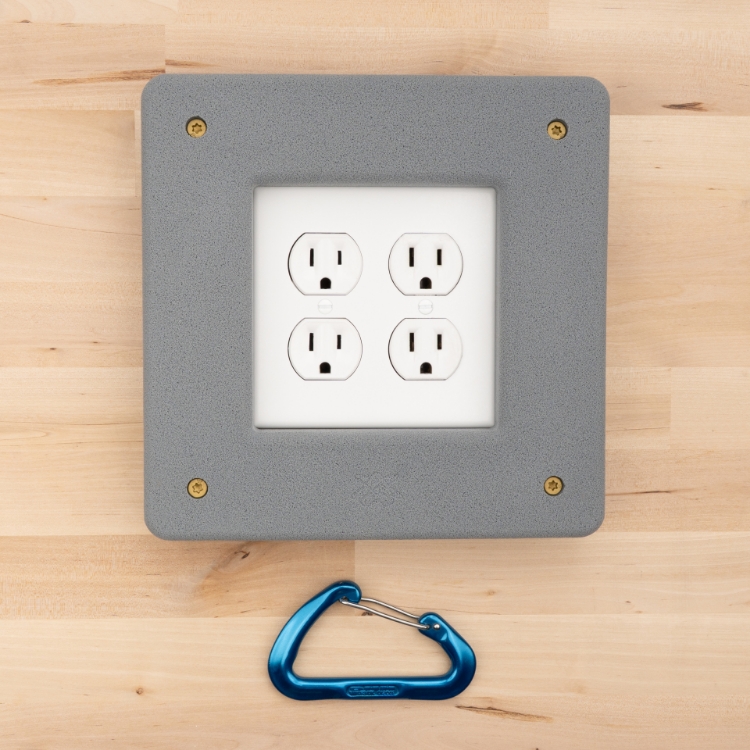 Picture of DOD: Modern Double Gang Outlet/Switch Cover #10 - Gray