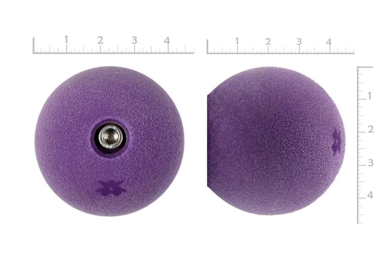 Picture of DOD: System 4" Ball (Bolt-On) (Set of 2) - Purple