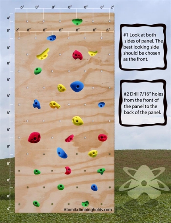 Picture of 4' x 8' Bolt On Hold Lay Out Toddler