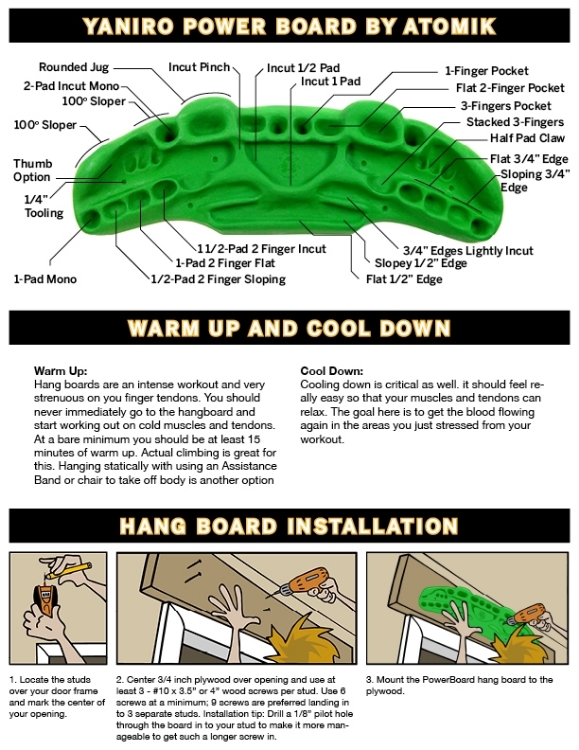 Picture of Yaniro Power Hang Board
