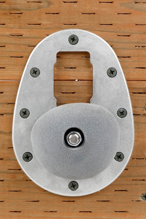 Picture of Removable Climbing Hold with Complete Bracket (One Hold Only With Key and Metal Baseplate Installed)