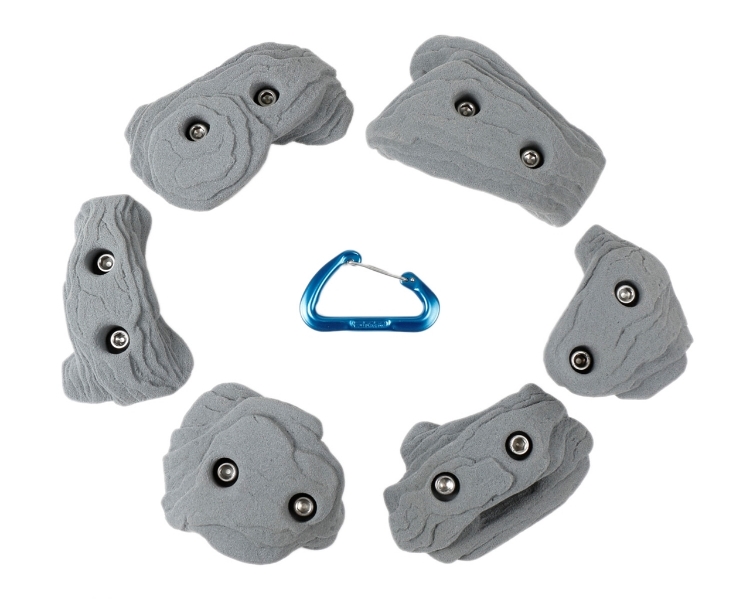 Picture of 2 Bolt Playground Climbing Holds - Sandstone - 6 Pack