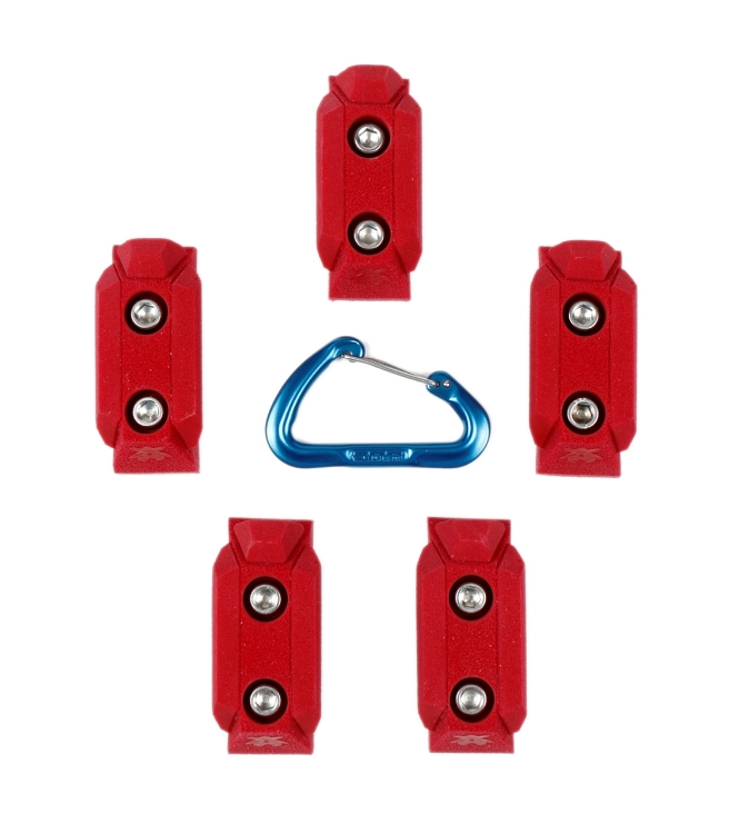 Picture of 2 Bolt Playground Climbing Hold - Narrow Hedron - 5 Pack