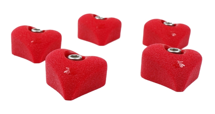 Picture of 5 Small Heart Feet (Bolt-On)