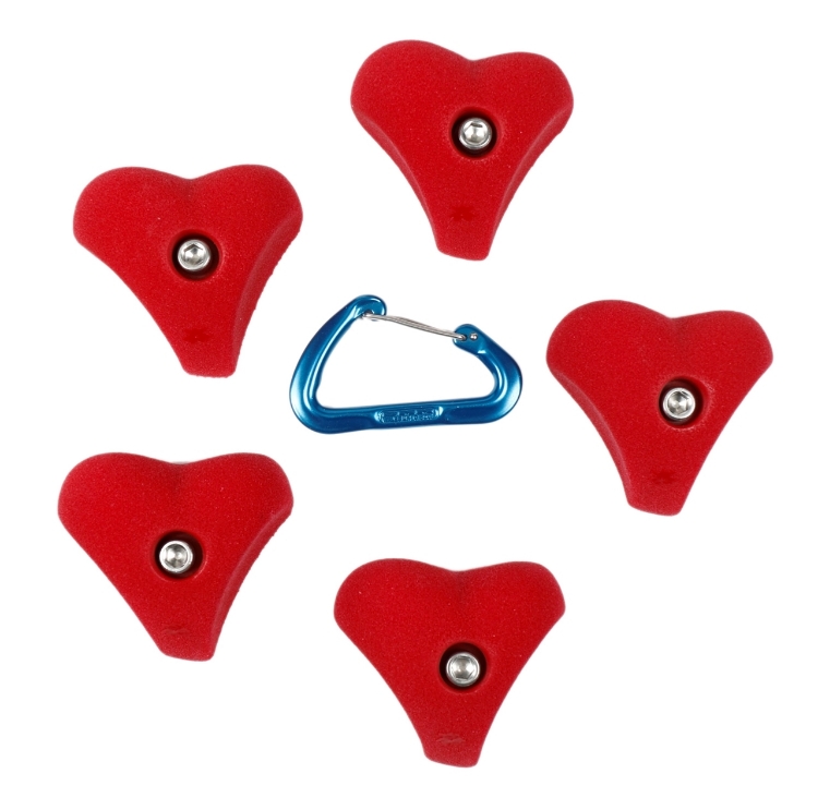 Picture of 5 Heart Mini Jugs (Bolt-On)