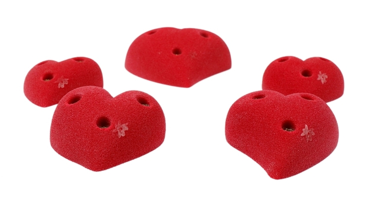 Picture of 5 Medium Hearts (Screw-On)