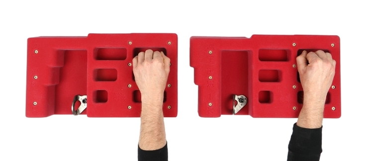 Picture of Atomik Grip Training HangBoard (3 Row)(Two pieces)