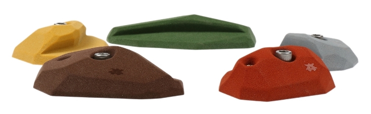 Picture of 5 Medium Facet Crimps (Steep Wall)