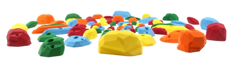 Picture of 75 Pack Facets (Feet, Crimps, Pinches, Jugs)