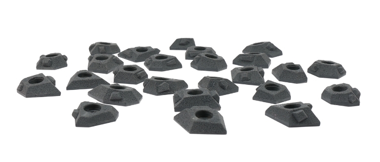 Picture of 12 Super Small Hedron Tech Feet (From 25 pack)