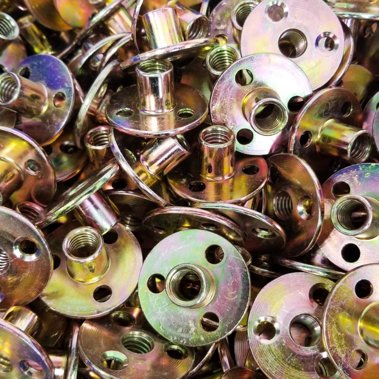 Picture of T-nut INDUSTRIAL Round Base (Zinc)