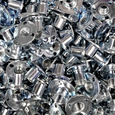 Picture of T-nut (Round Base Zinc)