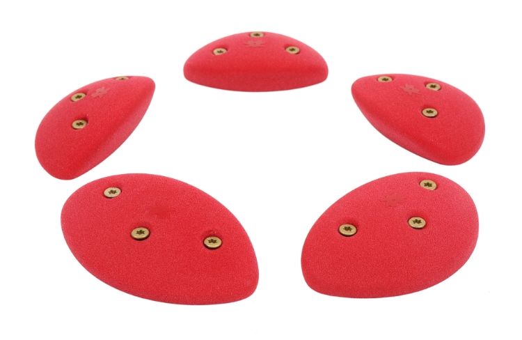 Picture of 5 Medium Steep Wall Oval Crimps Set #2 (Screw-On)